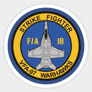 VFA-97 Warhawks - F/A-18 Sticker